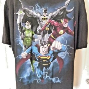 Justice League of America T Shirt XL X-Large Black